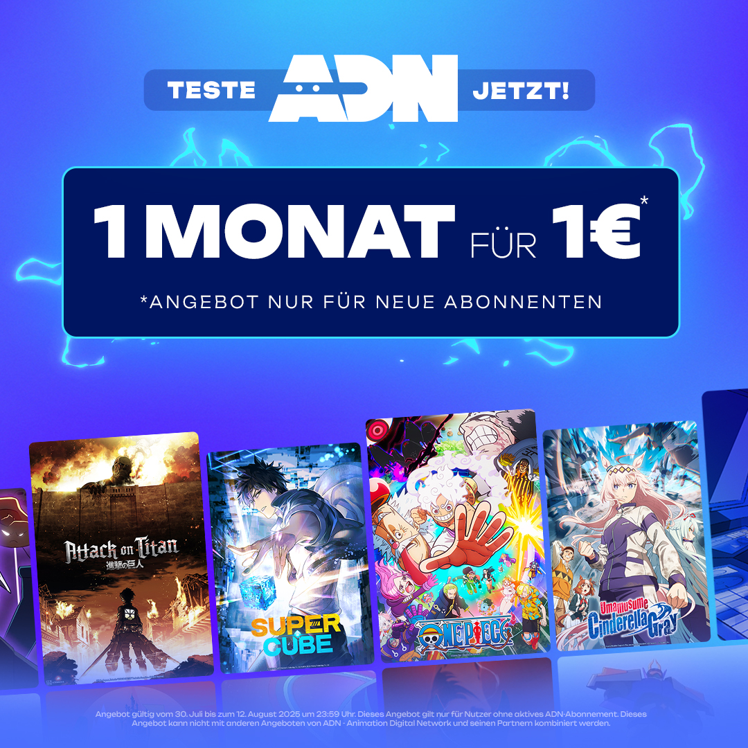Angebot: ADN einen ganzen Monat lang für nur 1€!