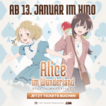 Neuer Anime zu Alice im Wunderland - ab 13. Januar im Kino!