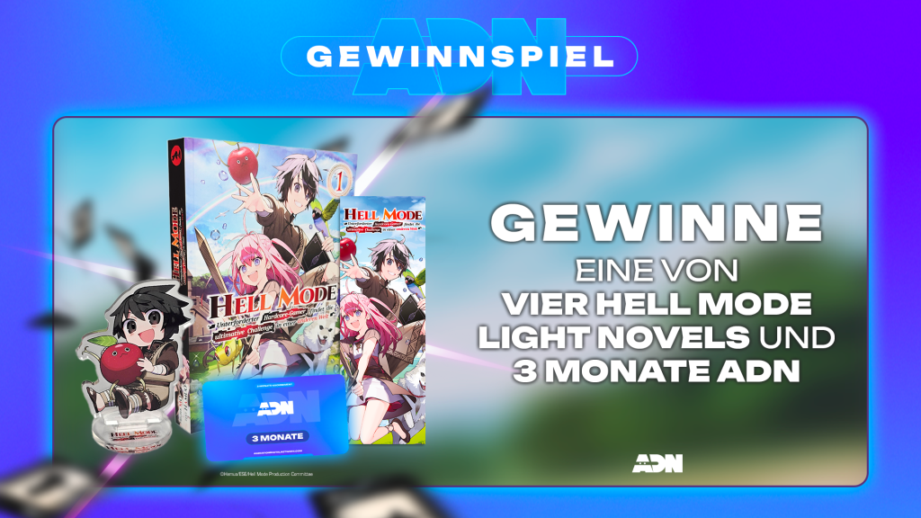 ADN-Gewinnspiel: Gewinne eine von vier HELL MODE Light Novels und 3 Monate ADN.