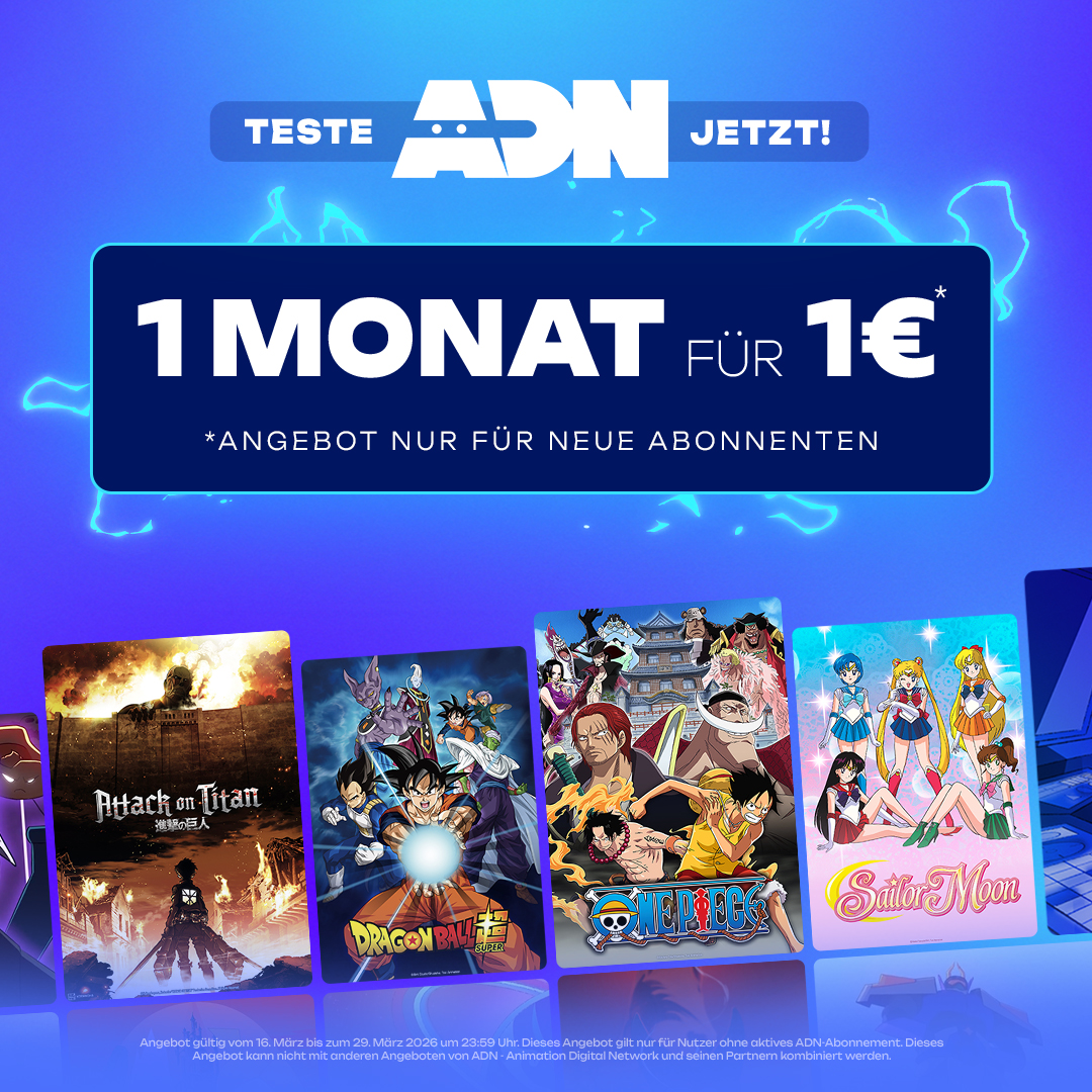 One Piece, Attack on Titan & viele weitere Anime für 1€!