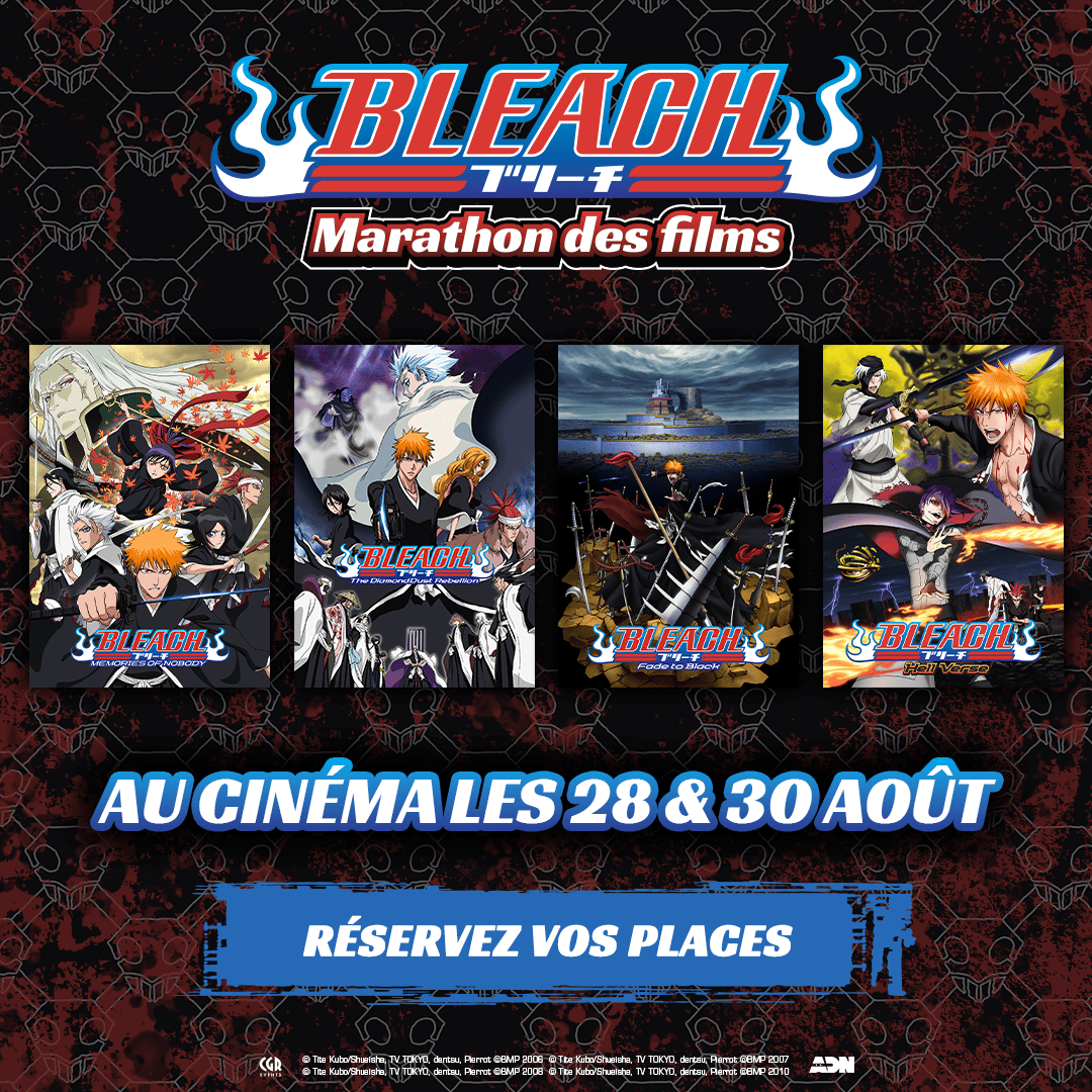 Marathon des films BLEACH : billetterie et cinémas