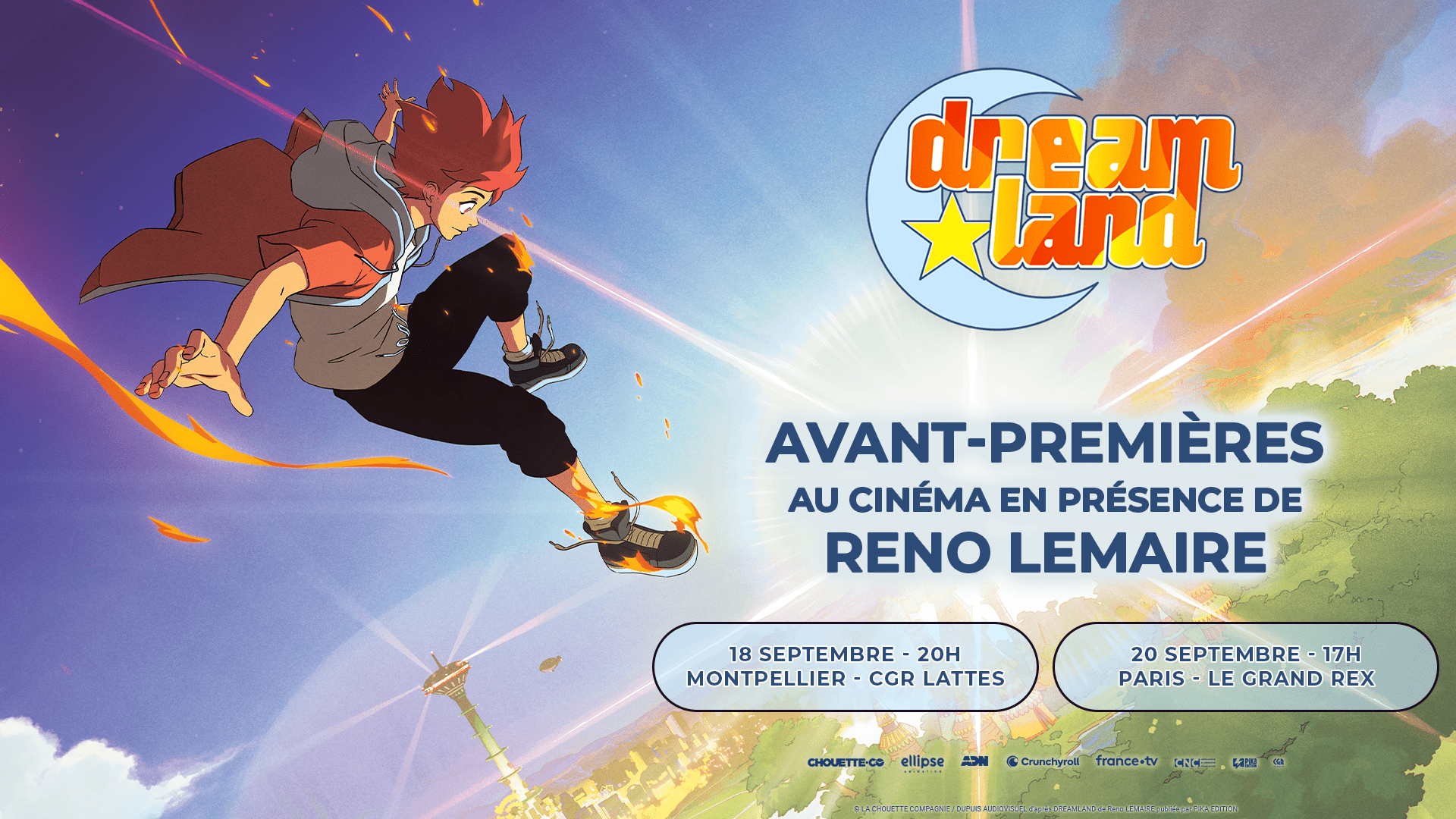 Dreamland : avant-premières au cinéma en présence de Reno Lemaire