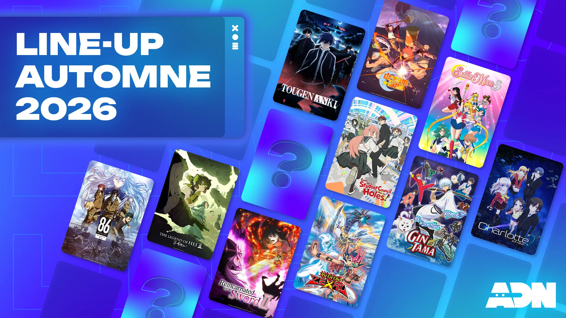 ADN - Line-up automne 2026