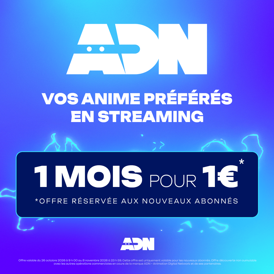ADN : votre premier mois à 1 € pour découvrir les anime de l’automne